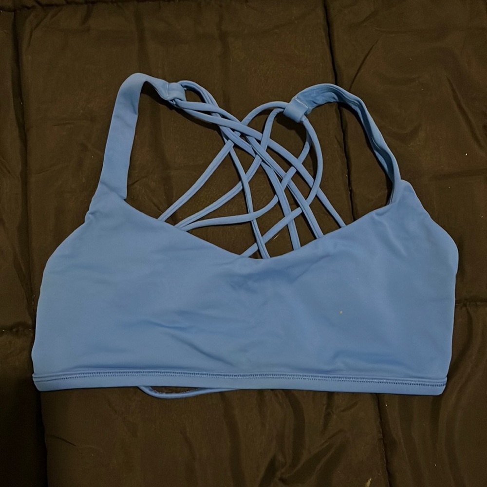 Lululemon Blue strap bra